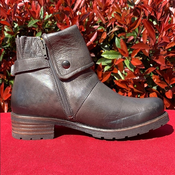 Jafa 492 Graphite Cuffed Ankle Boots Size 38 - Picture 2 of 10